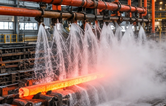 Thermex quenching process Thermex quenching process for THANE TMX bars