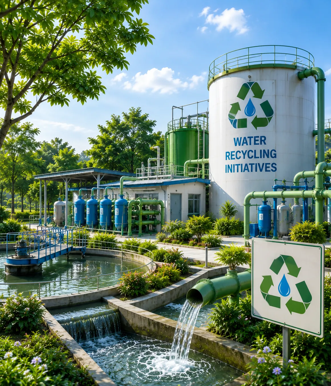 Water recycling initiatives